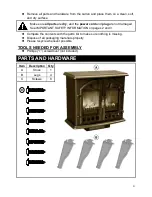 Preview for 4 page of e-Flame USA FS2210C Owner'S Manual