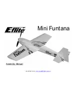 Предварительный просмотр 1 страницы E-flight Mini Funtana Assembly Manual