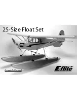 E-FLITE 25-Size Float Set Assembly Manual предпросмотр