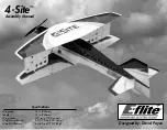 E-FLITE 4-Site Assembly Manual предпросмотр