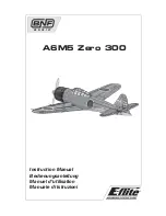 Предварительный просмотр 1 страницы E-FLITE A6M5 Zero 300 Instruction Manual