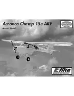 Предварительный просмотр 1 страницы E-FLITE Aeronca Champ 15E ARF Assembly Manual