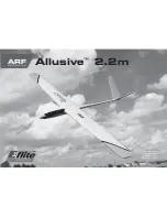 E-FLITE Allusive 2.2m Instruction Manual предпросмотр