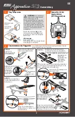 Preview for 3 page of E-FLITE Apprentice STS Quick Start Manual