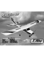 Предварительный просмотр 1 страницы E-FLITE Apprentice Assembly Manual