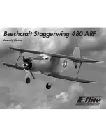 E-FLITE Beechcraft Staggerwing 480 ARF Assembly Manual предпросмотр