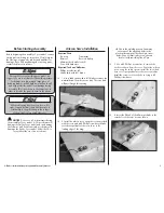 Preview for 5 page of E-FLITE Beechcraft Staggerwing 480 ARF Assembly Manual