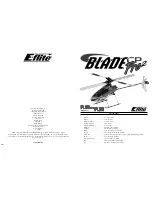 E-FLITE Blade CP Pro 2 PNP Manual preview