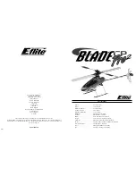 Предварительный просмотр 1 страницы E-FLITE Blade CP Pro 2 Manual