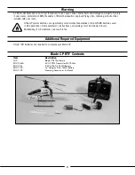 Preview for 3 page of E-FLITE Blade CP User Manual