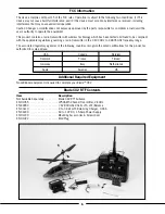 Preview for 6 page of E-FLITE BLADE CX2 Specifications