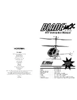 Preview for 1 page of E-FLITE Blade MCX S300 Instruction Manual