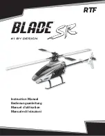 E-FLITE Blade SR Instruction Manual предпросмотр