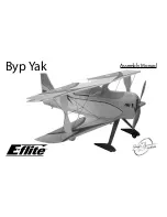 E-FLITE Byp Yak Assembly Manual предпросмотр