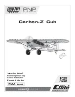 E-FLITE Carbon-Z Cub Instruction Manual предпросмотр