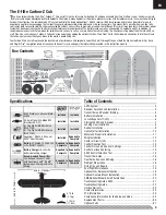 Preview for 3 page of E-FLITE Carbon-Z Cub Instruction Manual