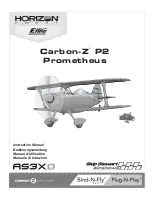 Предварительный просмотр 1 страницы E-FLITE Carbon-Z P2 Prometheus Instruction Manual