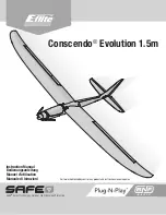 Предварительный просмотр 1 страницы E-FLITE Conscendo Evolution 1.5m Instruction Manual