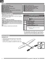 Предварительный просмотр 4 страницы E-FLITE Conscendo Evolution 1.5m Instruction Manual