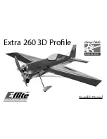 E-FLITE Extra 260 3D Profile Assembly Manual предпросмотр