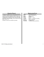 Preview for 3 page of E-FLITE F-5E Lightning 400 ARF Assembly Manual