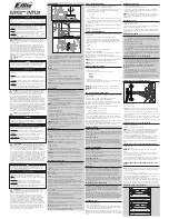 Preview for 1 page of E-FLITE G210 Instruction Manual