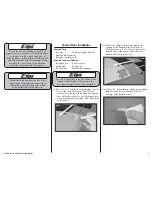 Preview for 5 page of E-FLITE Habu 32 EDF ARF Assembly Manual