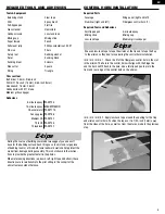 Preview for 5 page of E-FLITE Habu 32 EDF ARF Instruction Manual