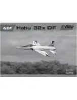 Предварительный просмотр 1 страницы E-FLITE Habu 32x DF Instruction Manual