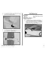 Предварительный просмотр 33 страницы E-FLITE hawker sea fury 400 arf Assembly Manual