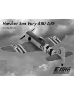 Предварительный просмотр 1 страницы E-FLITE Hawker Sea Fury 480 Assembly Manual