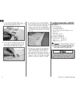 Предварительный просмотр 14 страницы E-FLITE Hurricane 25e TM Assembly Manual