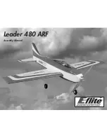 Предварительный просмотр 1 страницы E-FLITE Leader 480 ARF Assembly Manual