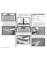 Предварительный просмотр 19 страницы E-FLITE Leader 480 ARF Assembly Manual