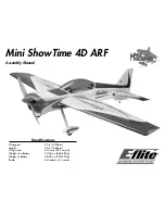 E-FLITE Mini ShowTime 4D Assembly Manual preview