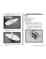 Preview for 10 page of E-FLITE Mini ShowTime 4D Assembly Manual