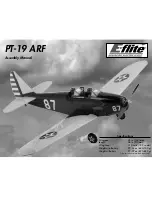 Предварительный просмотр 1 страницы E-FLITE PT-19 ARF Assembly Manual