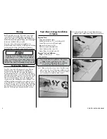 Preview for 4 page of E-FLITE PT-19 ARF Assembly Manual