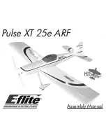 Предварительный просмотр 1 страницы E-FLITE Pulse XT 25e ARF Assembly Manual