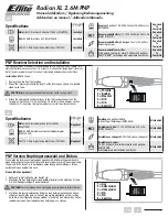 Preview for 1 page of E-FLITE Radian XL 2.6M PNP Manual Addendum