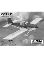 Предварительный просмотр 1 страницы E-FLITE RV-9 450 Assembly Manual