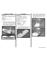 Preview for 4 page of E-FLITE RV-9 450 Assembly Manual