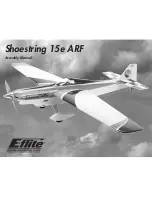 Preview for 1 page of E-FLITE Shoestring 15e ARF Assembly Manual