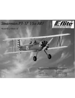 Предварительный просмотр 1 страницы E-FLITE Stearman PT-17 15e ARF Assembly Manual