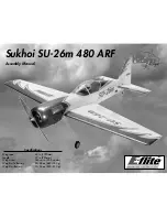 Предварительный просмотр 1 страницы E-FLITE Sukhoi SU-26m 480 Assembly Manual