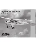 E-FLITE Super Cub 25e ARF Assembly Manual preview