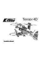 Предварительный просмотр 1 страницы E-FLITE Tensor 4D Assembly Manual