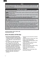 Preview for 2 page of E-FLITE UMX AS3Xtra Instruction Manual