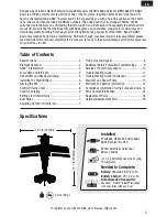 Preview for 3 page of E-FLITE UMX BEAST 3D Instruction Manual