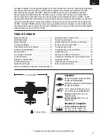 Предварительный просмотр 3 страницы E-FLITE UMX GEE BEE R2 Instruction Manual